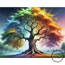 Ladda upp bild till gallerivisning, Diamond Painting Season Tree