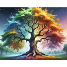 Ladda upp bild till gallerivisning, Diamond Painting Season Tree