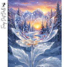 Ladda upp bild till gallerivisning, Diamond Painting Ice Rose
