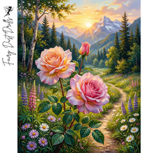 Ladda upp bild till gallerivisning, Diamond Painting Roses Nature