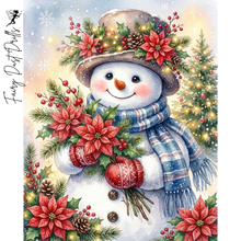 Ladda upp bild till gallerivisning, Diamond Painting Snögubbe Julstjärna