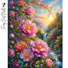Ladda upp bild till gallerivisning, Diamond Painting Flowers Waterfall