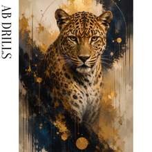 Ladda upp bild till gallerivisning, Diamond Painting Leopard Gold