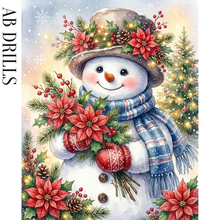 Ladda upp bild till gallerivisning, Diamond Painting Snögubbe Julstjärna
