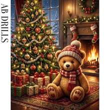 Ladda upp bild till gallerivisning, Diamond Painting Christmas Bear