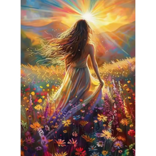 Ladda upp bild till gallerivisning, Diamond Painting Girl Flowerdress