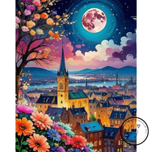 Ladda upp bild till gallerivisning, Diamond Painting Nattstad