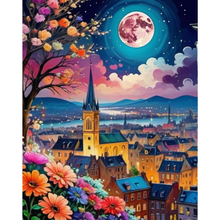 Ladda upp bild till gallerivisning, Diamond Painting Nattstad