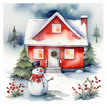 Ladda upp bild till gallerivisning, Diamond Painting Vinterglädje