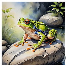 Ladda upp bild till gallerivisning, Diamond Painting Groda