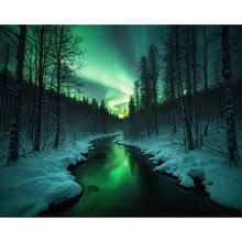 Ladda upp bild till gallerivisning, Diamond Painting Northern Light
