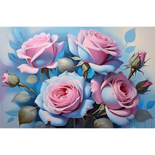 Ladda upp bild till gallerivisning, Diamond Painting Rosor