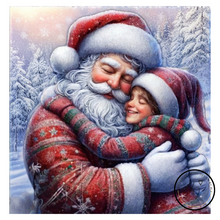 Ladda upp bild till gallerivisning, Diamond Painting Christmas Hug