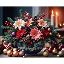 Ladda upp bild till gallerivisning, Diamond Painting Julbukett