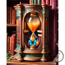 Ladda upp bild till gallerivisning, Diamond Painting Timglas Fjäril