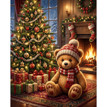 Ladda upp bild till gallerivisning, Diamond Painting Christmas Bear