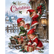Ladda upp bild till gallerivisning, Diamond Painting Christmas Girls