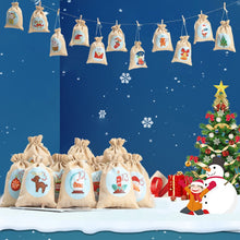Ladda upp bild till gallerivisning, Diamond Painting Adventskalender 1-24 Julpåsar