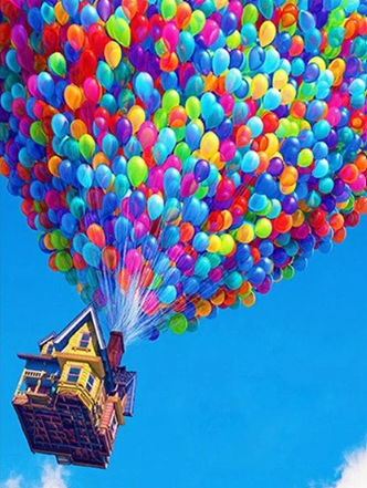 Diamond Painting Balloon House*