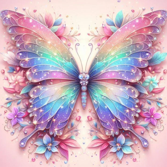 Diamond Painting Sparkling Butterfly*