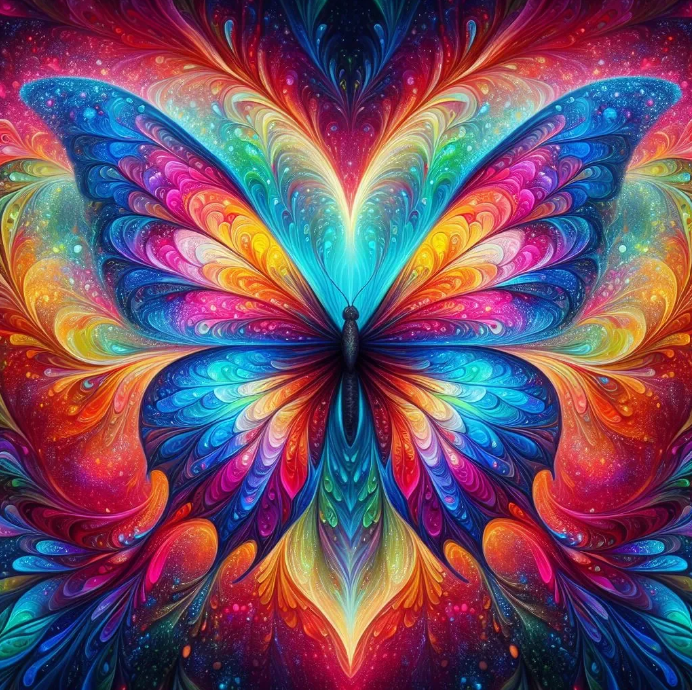 Diamond Painting Color Butterfly*