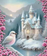 Ladda upp bild till gallerivisning, Diamond Painting Winterworld Castle