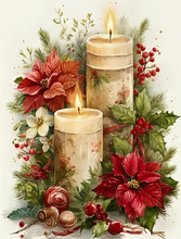 Ladda upp bild till gallerivisning, Diamond Painting AB Drill Juleljus