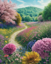 Ladda upp bild till gallerivisning, Diamond Painting Sommarängar