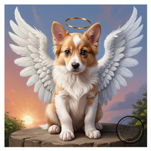 Ladda upp bild till gallerivisning, Diamond Painting Änglahund
