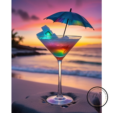 Ladda upp bild till gallerivisning, Diamond Painting Beach Drink