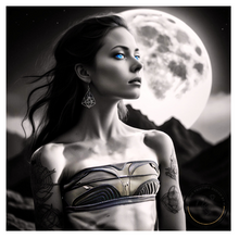 Ladda upp bild till gallerivisning, Diamond Painting Woman And The Moon (Copy)