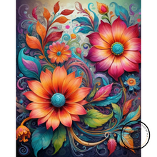 Ladda upp bild till gallerivisning, Diamond Painting Color Flowers
