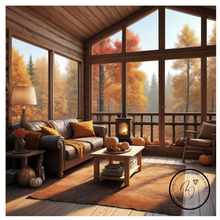 Ladda upp bild till gallerivisning, Diamond Painting Skogsstuga Höst