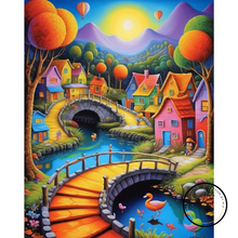 Ladda upp bild till gallerivisning, Diamond Painting A Ding Ding Village