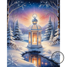 Ladda upp bild till gallerivisning, Diamond Painting Vinterlykta
