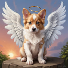 Ladda upp bild till gallerivisning, Diamond Painting Änglahund