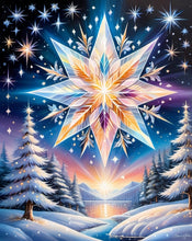 Ladda upp bild till gallerivisning, Diamond Painting Vinterstjärna
