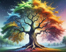 Ladda upp bild till gallerivisning, Diamond Painting Season Tree