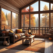 Ladda upp bild till gallerivisning, Diamond Painting Skogsstuga Höst