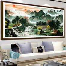 Ladda upp bild till gallerivisning, Diamond Painting Bergslandskap