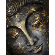 Ladda upp bild till gallerivisning, Diamond Painting Buddha Med Löv*