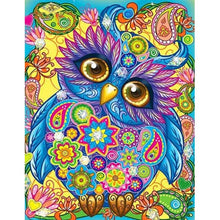 Ladda upp bild till gallerivisning, Diamond Painting Färgglad Uggla*