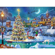 Ladda upp bild till gallerivisning, Diamond Painting Jul Sjön*