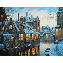 Ladda upp bild till gallerivisning, Diamond Painting Sjö & Hus*