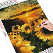 Ladda upp bild till gallerivisning, Diamond Painting Solrosor*