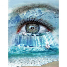 Ladda upp bild till gallerivisning, Diamond Painting Vattenfall Öga*