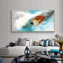 Ladda upp bild till gallerivisning, Diamond Painting Fether Abstract