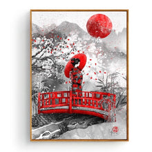 Ladda upp bild till gallerivisning, Diamond Painting Geisha Red Moon