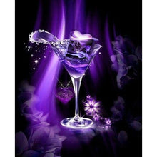 Ladda upp bild till gallerivisning, Diamond Painting Purple Cocktail