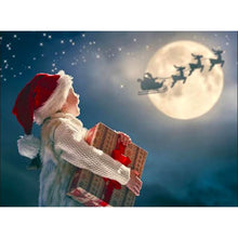 Ladda upp bild till gallerivisning, Diamond Painting Girl Christmasevening*